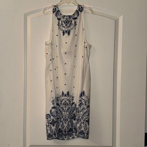 Aeropostale White & Blue Dress Size XS